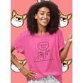 thumbnail image 2 of I Woof You T-Shirt Women -Image by Shutterstock, Female Small, 2 of 4
