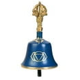 thumbnail image 5 of Blue Third Eye Chakra Tibetan Bell (Note E) - 5.5 Inches H x 3 Inches D - Chakra Meditation Harmony, 5 of 6