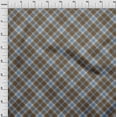 thumbnail image 4 of oneOone Polyester Spandex Brown Fabric Checks Sewing Fabric By The Yard Printed Diy Clothing Sewing Supplies 56 Inch Wide, 4 of 4