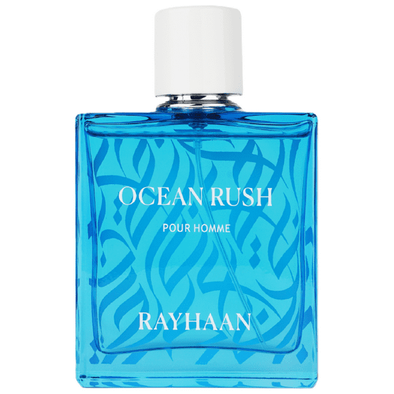 Rayhaan Ocean Rush Eau De Parfum, Perfume for Men, 3.4 Oz