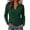Green Sweaters-Jsaierl, variant on Womens V Neck Sweaters Cable Knit Stretchy Long Sleeve Pullover Fall Casual Lapel Tops