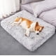 thumbnail image 5 of Cama lavable para perros Cama para perros de felpa de Camas para perros Cómoda Alfombrilla antideslizante para mascotas Colchoneta para dormir para razas de perros grandes y pequeños, 29.5 * 19.7 ", 5 of 5