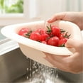 thumbnail image 4 of Oleegame 1PC Shower Soap Dish With Hook Sink Sponge Rack Stand Kitchen Faucet Storage Rack Sponge And Towel Rack Drain Basket Home Kitchen Cleaning Tools Green, 4 of 8