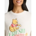 thumbnail image 4 of Disney Winnie the Pooh Women’s Fresh Peaches Graphic Tee, Sizes XXS-XXL, 4 of 5