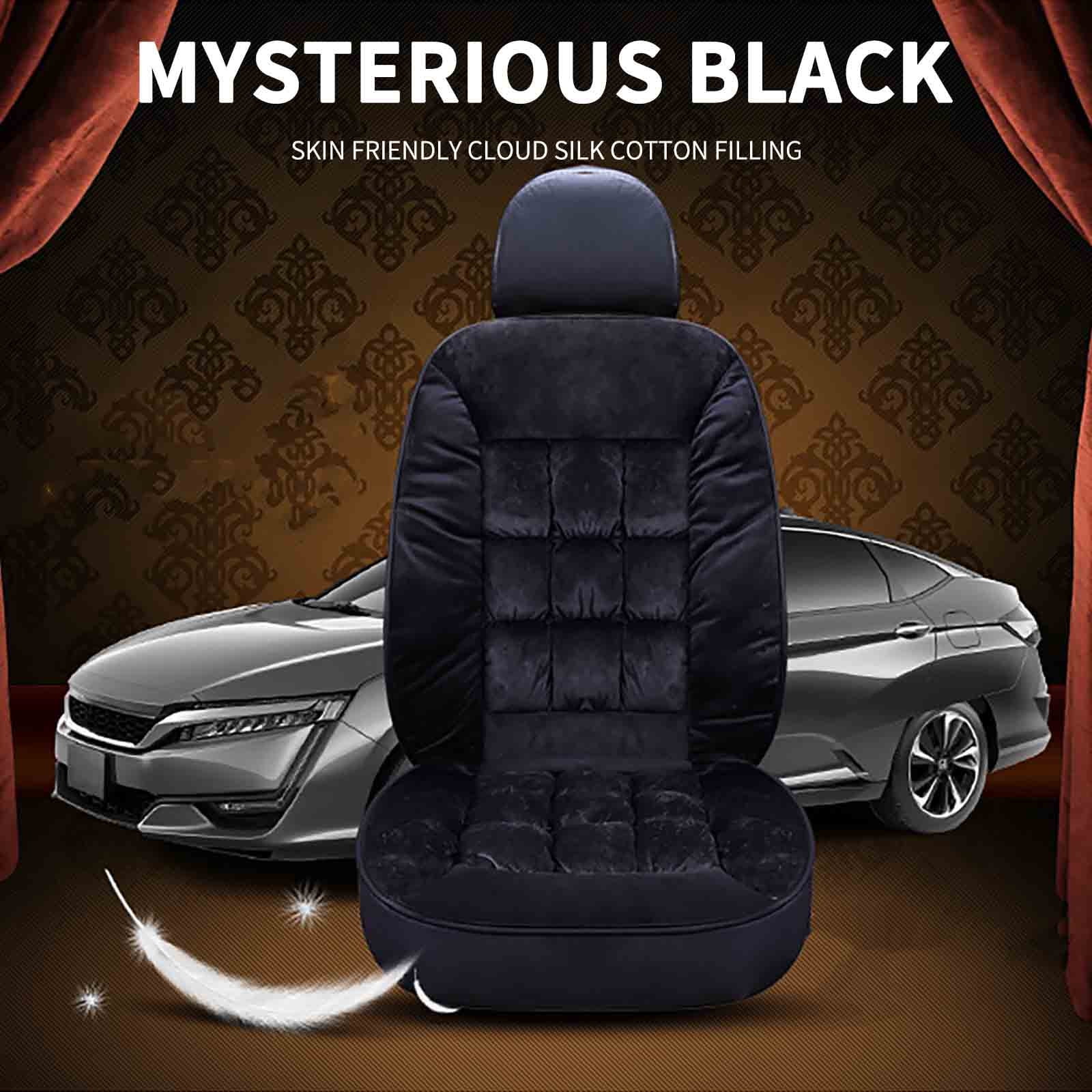 COM1950s Car Seat Covers for Winter,Warm and Insulated Plush Car Seat Cover,Soft Automatic Protective Cover for Front and Rear Seat Cushions Car Seat Cover Winter Front Car Seat Covers