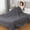 Dark Gray, variant on Summer Cool Washed Fabric Quilt | Lightweight Breathable Bed Sheet for Hot Sleepers | 140x200cm Double Size | All-Season Temperature Regulation | Machine Washable