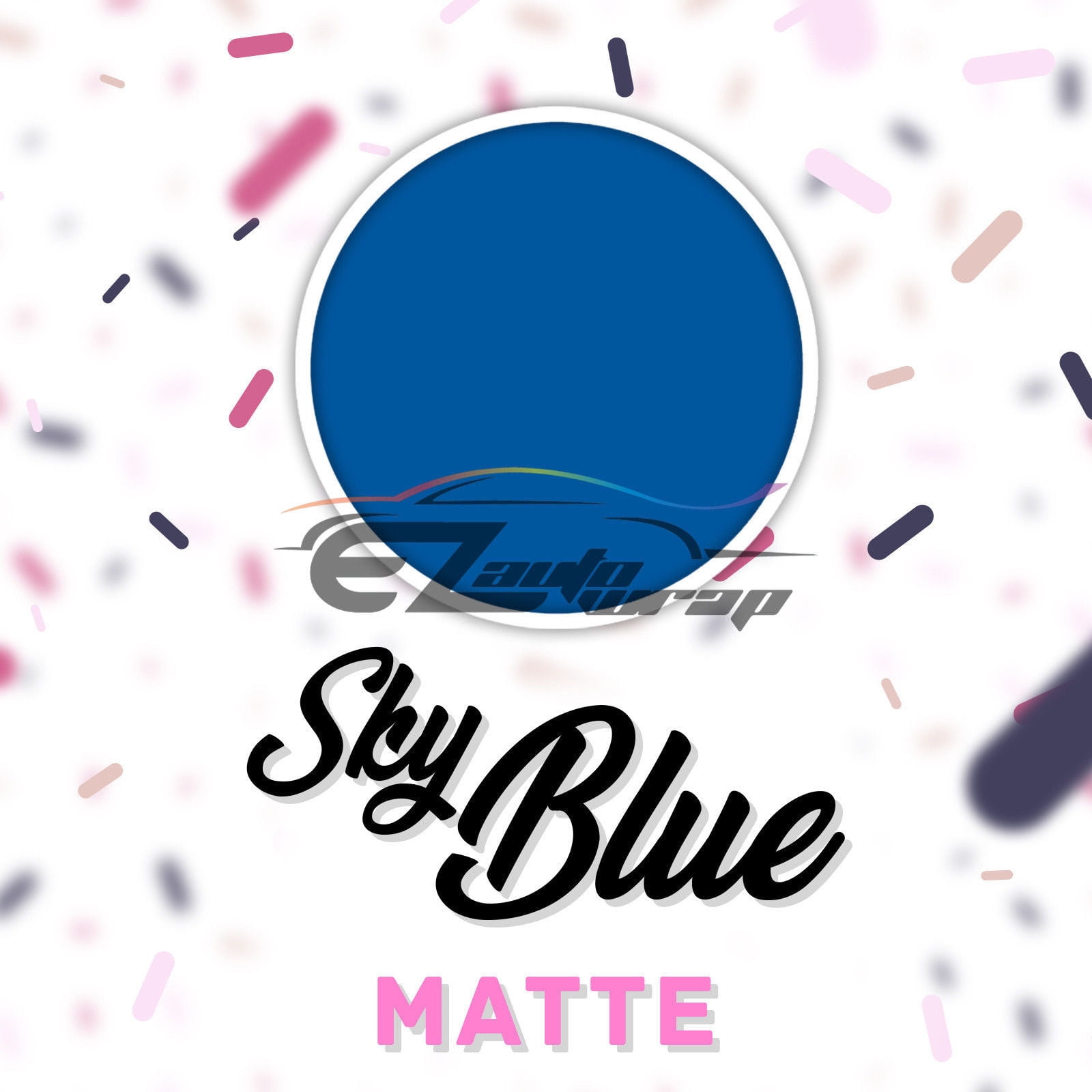 ESSMO Sky Blue Matte Solid Heat Transfer Vinyl HTV Sheet T-Shirt 20" Wide Iron On Heat Press DP22 20"x360"