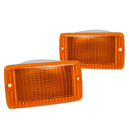 1998 Camaro Turn Signal Spec-D Tuning For 1997-2006 Jeep Wrangler Yellow Amber Lens Front Bumper Lights Turn Signal Lamps (Left+Right) 1997 1998 1999 2000 2001 2002 2003 2004 2005 2006 ()