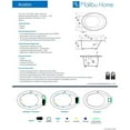 thumbnail image 5 of Malibu Home Avalon Whirlpool/Massaging Air Jet Bathtub 60"x 42"x 22" in Biscuit, 5 of 5