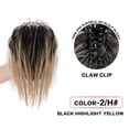 thumbnail image 2 of Pince à Cheveux Chignon Désordonné Chignon Synthétique Bouclé Queue de Cheval Postiches pour Femmes, 2 of 7