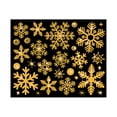 thumbnail image 3 of Christmas Static Stickers Easy to Use Removable PVC Glitter Windows Static Snow Flower Sticker for Home, 3 of 9