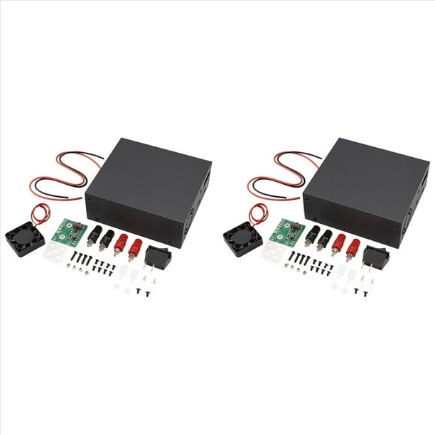 2X Carcasa de Bricolaje para DPS5015-USB DPS5020-USB DPS3012 DPH3205 Convertidor de Corriente de Voltaje Constante Carcasa de Caja de Banco de Energía