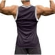 thumbnail image 3 of Camiseta sin mangas de cuello redondo para hombre, camiseta sin mangas de cuello redondo, camisetas deportivas casuales de moda para hombre, 3 of 5