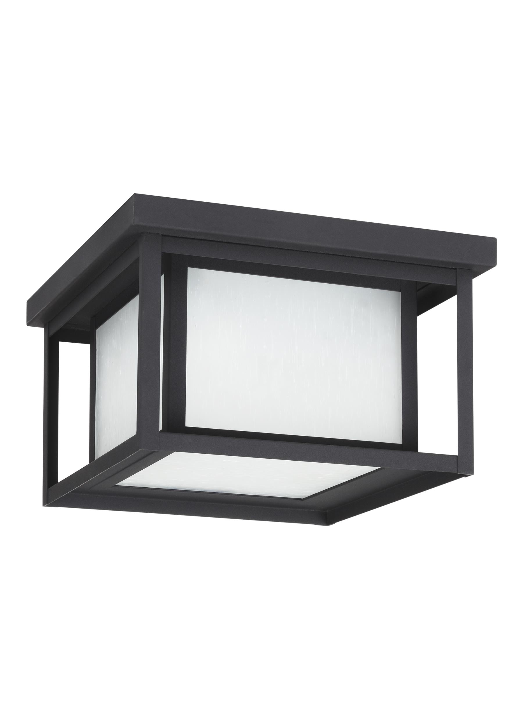 Newhouse Lighting Led Outdoor Ceiling Flush Mount Lighting Fixture Black Finish Walmart Com Walmart Com