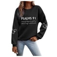 thumbnail image 1 of Zhanying Chandail pour Femmes à Col Rond, Chandails à Capuchon, Chemises, Grande Taille, Manches Longues, Hauts d'Automne, Chandails, T-Shirts de Base, 1 of 4