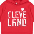 thumbnail image 3 of Inktastic Cleveland, Ohio Distressed Font Toddler Hoodie, 3 of 4