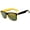 Yellow, variant on Retro Sunglasses - Two-tone Black Orange Frame / Smoke Lens