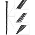 thumbnail image 3 of 50PCS Landscape Anchoring Spikes, 8 Inch Spiral Plastic Landscape Spikes for Garden Lawn Yard, Paver, Weed Barrier, Artificial Turf, 3 of 6