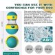 thumbnail image 2 of Slow Feed Bowl, for Dogs that Like to Chew, Green, 1 pc, 2 of 5