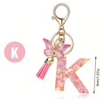 thumbnail image 2 of J Type Fashion Pink Letter Key Crystal Epoxy Ladies Pendant, 2 of 8