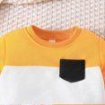 thumbnail image 5 of TOWED22 Toddler Baby Boy Fall Outfit Printed Sweatshirt Top Elastic Pants Set Cute 2pcs Winter Clothes Size:2-3 Y,Color:Yellow, 5 of 7