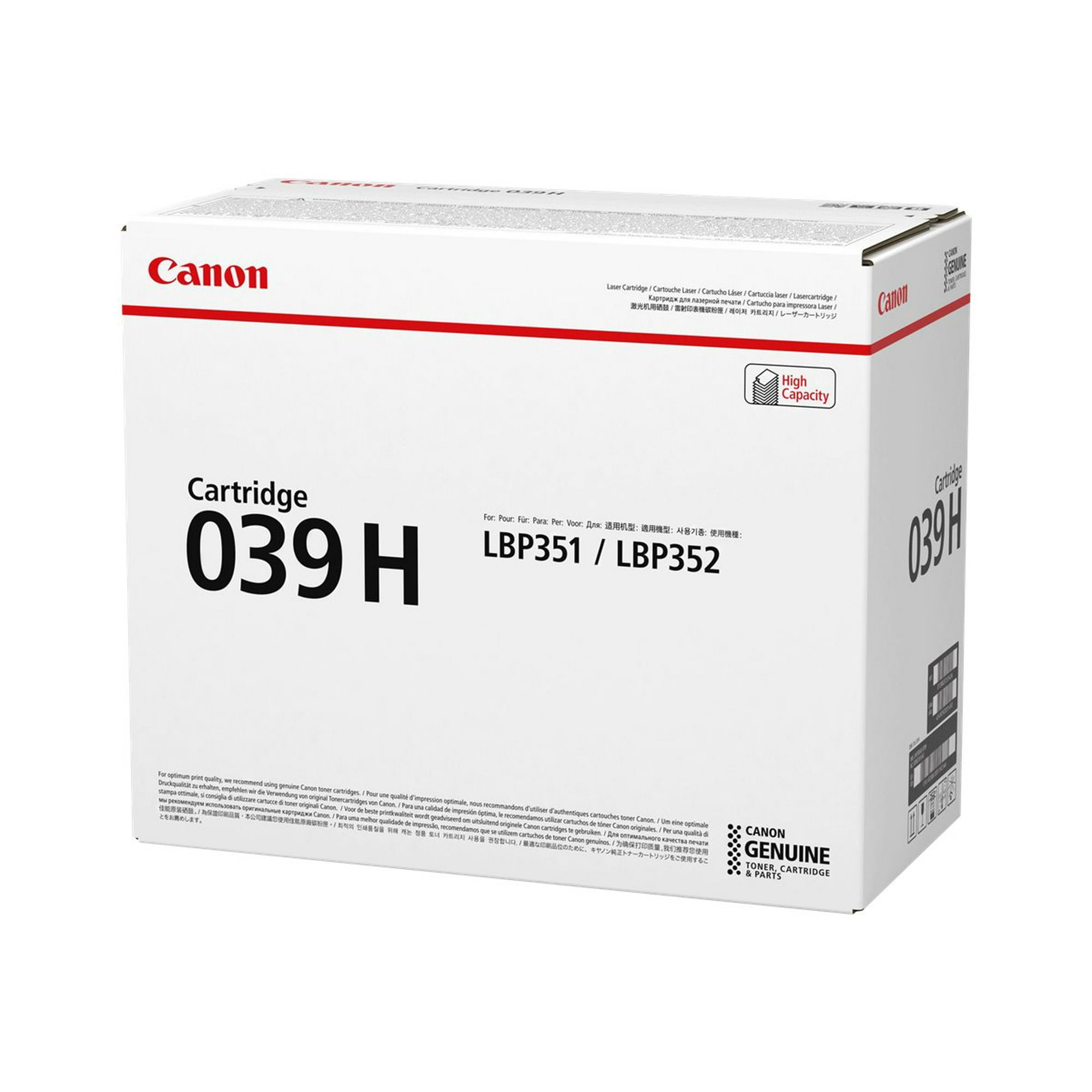 Canon トナーカートリッジ 039 LBP351 LBP352 Canon 039 H - Black - original - toner cartridge - for imageCLASS