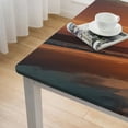 thumbnail image 5 of nygtbtfer Rectangle Tablecloth Waterproof  Table Cloth Beautiful Sunrise Landscape Tablecloths,Stain Proof Table Cover for Kitchen Dining Tabletop Decoration white, 5 of 8