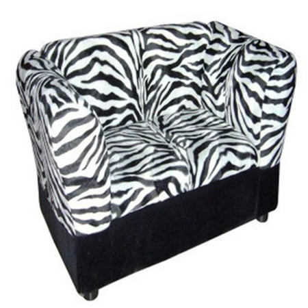 Ore Furniture HB4346 16.75 in. Zebra Sofa Bed With Storage Pet Furniture Bed