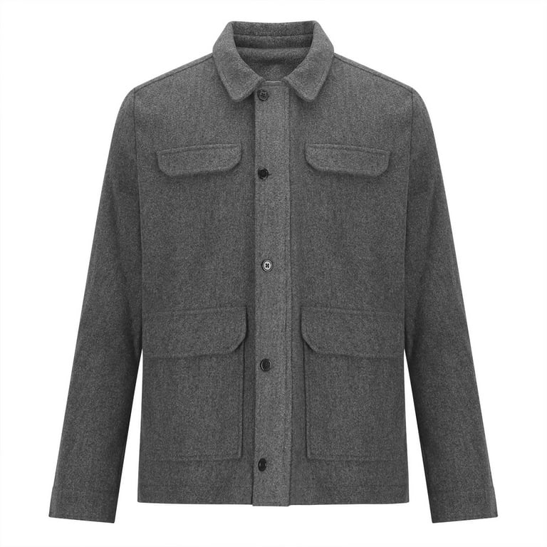 Navy blue winter wool coat with pockets 4572 Navy blue winter wool coat with pockets 4572