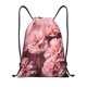 thumbnail image 1 of Fotbe Delicate Pink Carnations Bolsa Mochila con Cordón Estampada, Bolsa de Gimnasio Deportiva, Bolsa Cinch, Bolsa con Cordón para Hombres y Mujeres-Small, 1 of 6