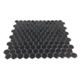thumbnail image 3 of Renovators Supply Matte Black Grade A Porcelain Mosaic Hexagon Kitchen or Bathroom Floor Wall Tile 19.3 SQ FT w/23 of 10.25" x 11.8" Tile-Sheets, 3 of 7