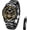 B3103-HH, variant on Men Watch  Luxury Business Watches Multifunction Chronograph  Luminous Blue Stainless Steel Wrist Watches
