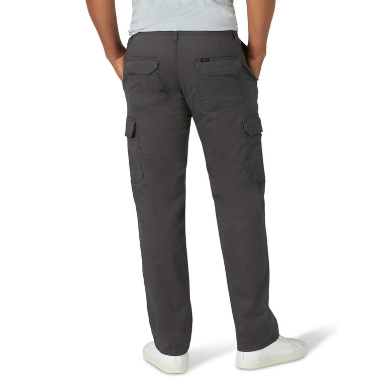 Lee Men s Extreme Comfort Cargo Twill Pant Straight Fit Walmart
