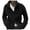 Black, variant on Men Blouses Band Size Purse Sleepers 6 Tan Wool Winter Coat M Apparel Wool Coat Jacket Little Dressy Fall Coats for Men L with 6 Male Fashion Solid Color Cardigan Sweater Jacket Lapel Grey 2XL