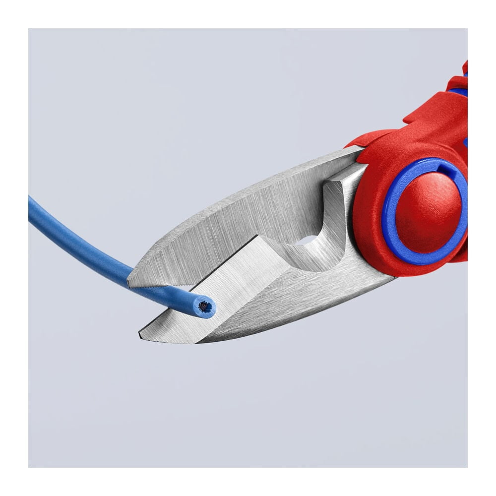 Knipex 6-1/4 Inch Stainless Steel Electricians Shear With Crimper