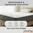 thumbnail image 4 of UltraFlex® STELLAR Queen Size Medium Firm Orthopedic Mattress, Cooling Gel Soy Foam, Premium Quilted Top, Made in Canada, 4 of 10
