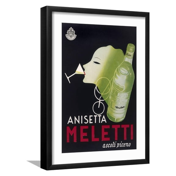 Art.com Anisetta Meletti Photographic Print, Black Frame Wall Art, 17" x 23"