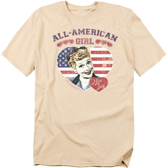 I Love Lucy All American Officially Licensed Adult T Shirt