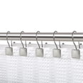 thumbnail image 1 of Utopia Alley HK20BN Résistant à la Rouille Double Douche Rideau Crochets Anneau pour Salle de Bains&44; Nickel Brossé - Lot de 12, 1 of 1