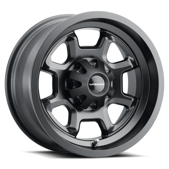 14x7 Vision 415 Bomb Matte Black Wheel 4x115 (2.5mm)
