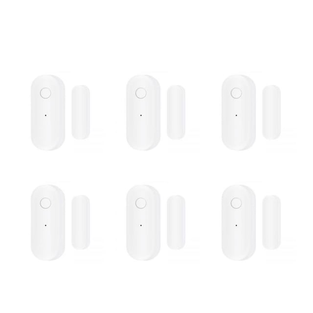 Tuya Smart Door Sensor Window Sensor Door Magnetic Alarm Detector Independent Magnetic Sensor Work With Alexa ,Consistent Performance