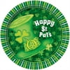 7" Lucky Stripes St. Patrick's Day Paper Dessert Plates, 8ct