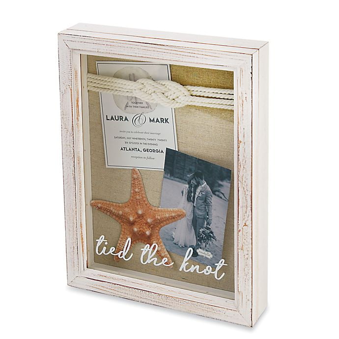 Shadow Box Frame In White Wash, White Wooden Box Frame With Glass Door