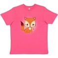 thumbnail image 3 of Inktastic Fox Girl Cute Woodland Animal Youth T-Shirt, 3 of 5