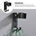 thumbnail image 4 of 2 Pc Shower Bracket Sprinkler Hose Wall Mount Nozzle Wand Holder Handheld Adjustable Base Head Bathroom Stand Aluminum, 4 of 6