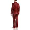 thumbnail image 3 of Men's Hanes 4039B Big Man Plaid Flannel Pajama Set (Red Plaid 5XL), 3 of 3