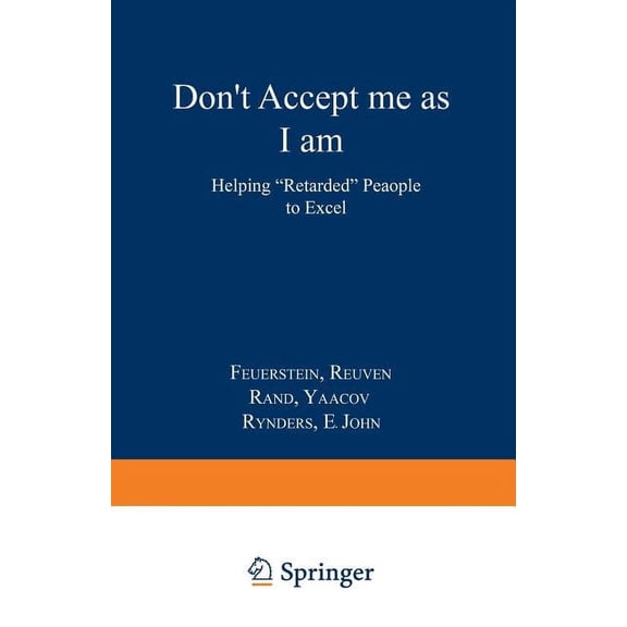 Don't Accept Me as I Am, (Paperback)