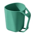 thumbnail image 3 of Lshylf Multicolor Plastic Toothbrush Holder Cup With Handle Portable Bathroom Rinse Mug,Green*2,3.94*3.15 in, 3 of 5