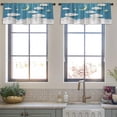 thumbnail image 3 of LALILO Kitchen Curtain Valance Art Goodnight And Sweet Rod Pocket Window Curtain 52"x 18" Set of 2, 3 of 5