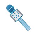 thumbnail image 4 of Bearachild Micrófono inalámbrico de mano para teléfono inteligente, altavoz para cantar, micrófono Bluetooth para el hogar, KTV, fiesta al Cables de audio/vídeo azul, 4 of 6
